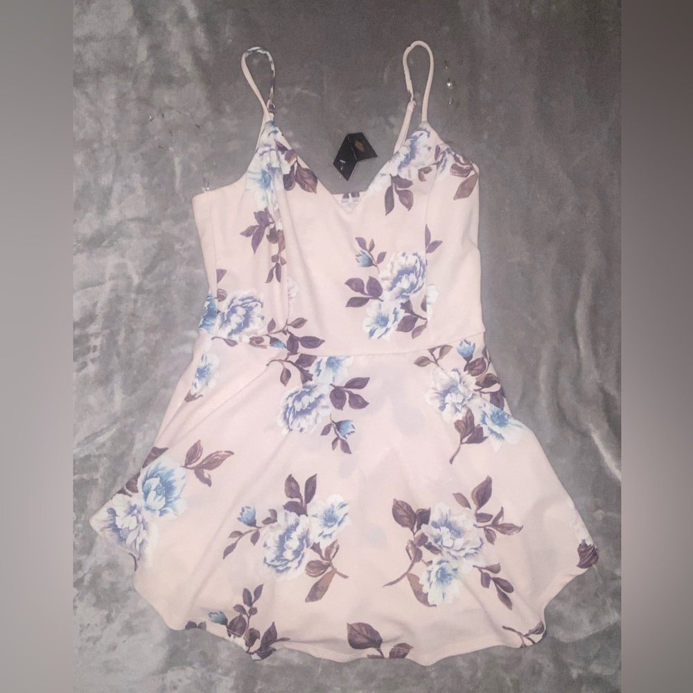 Iris floral dress, large, junior